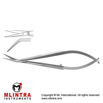 Noyes Iris Scissor Curved - Sharp/Sharp Stainless Steel, 12.5 cm - 5"